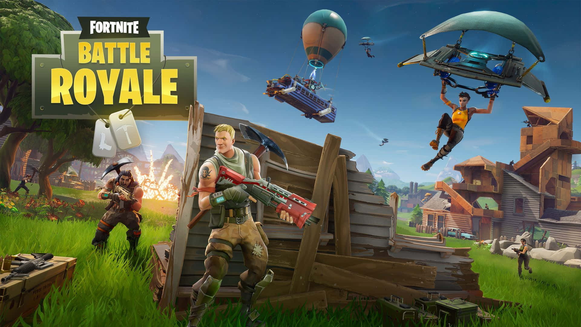 Be Brave And Play Fortnite On Pc Background