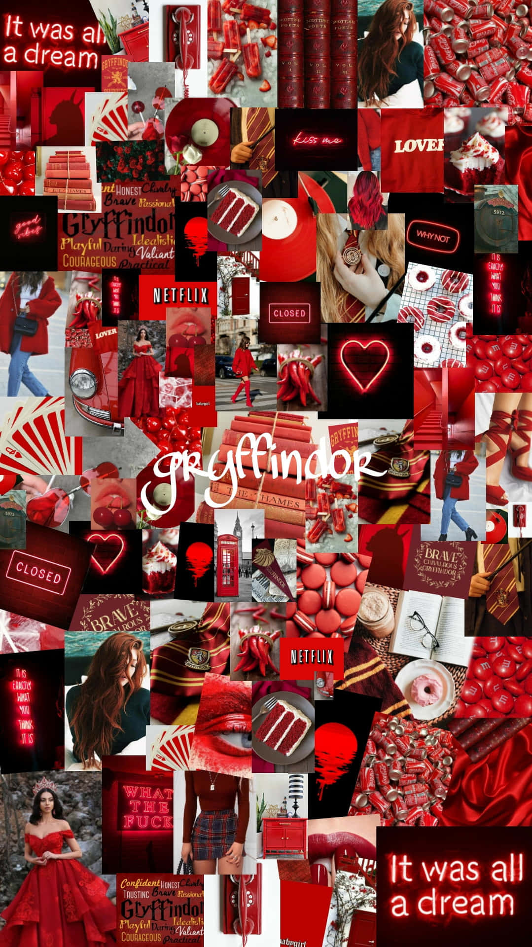 Be Brave, Be Courageous, Be Gryffindor Background