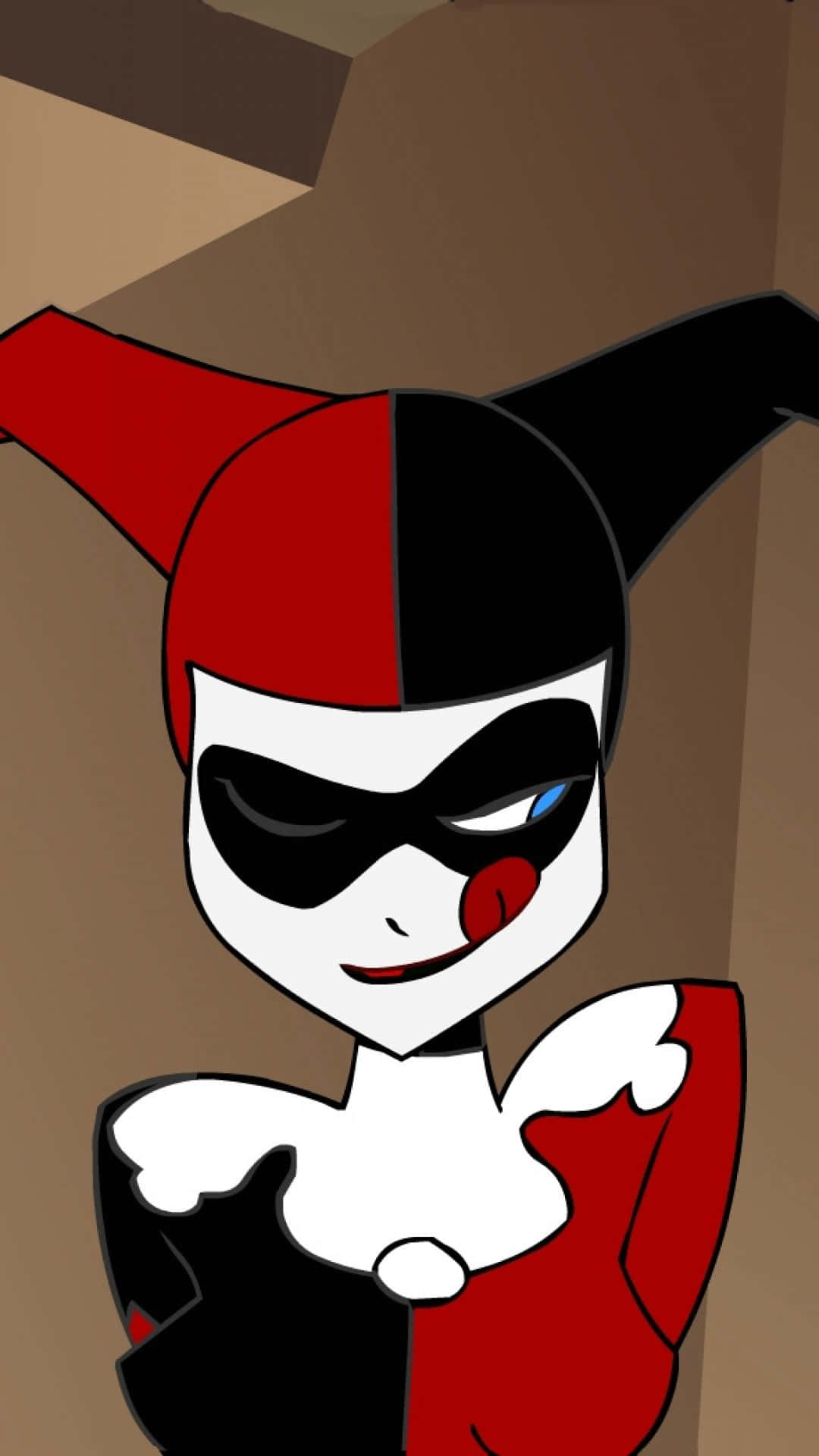 Be Fierce And Brave In Original Harley Quinn's Iconic Look. Background