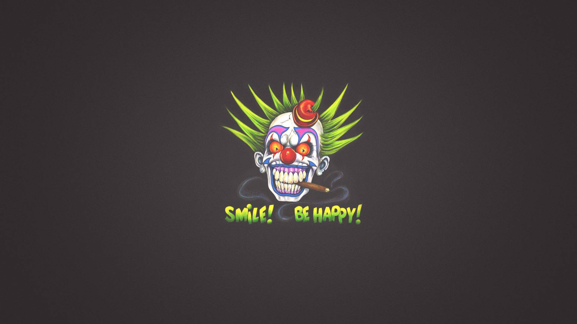 Be Happy Clown Background