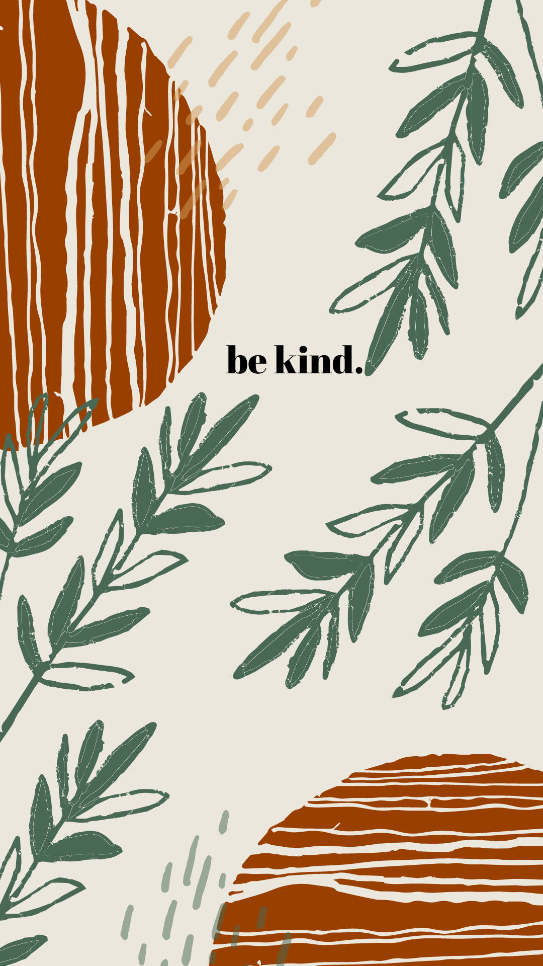 Be Kind Boho Iphone Background