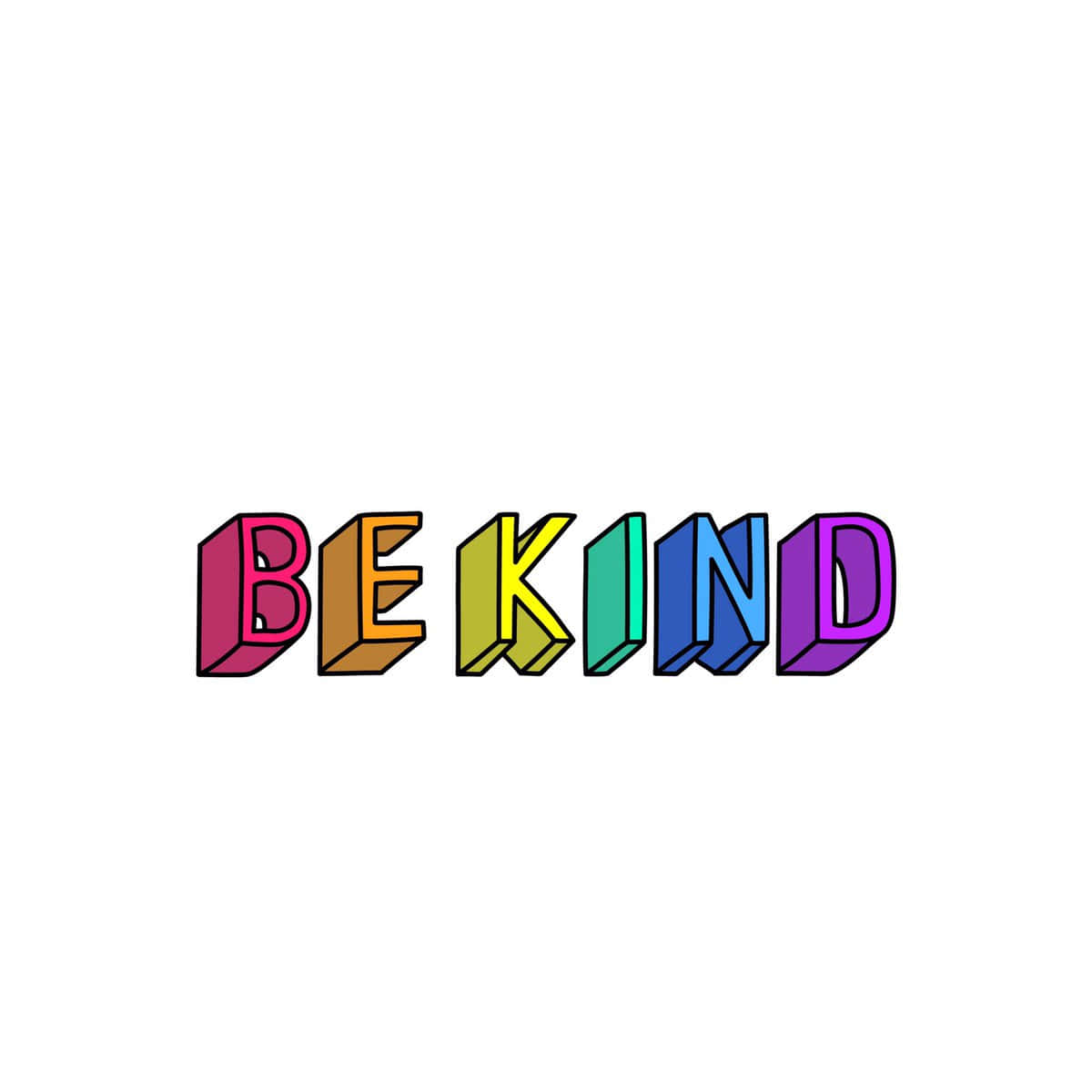 Be Kind Colorful