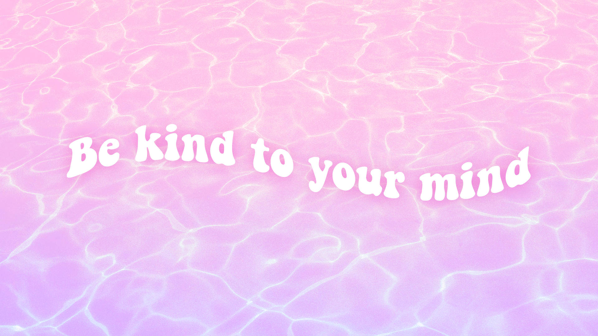 Be Kind Pastel Minimalist Background