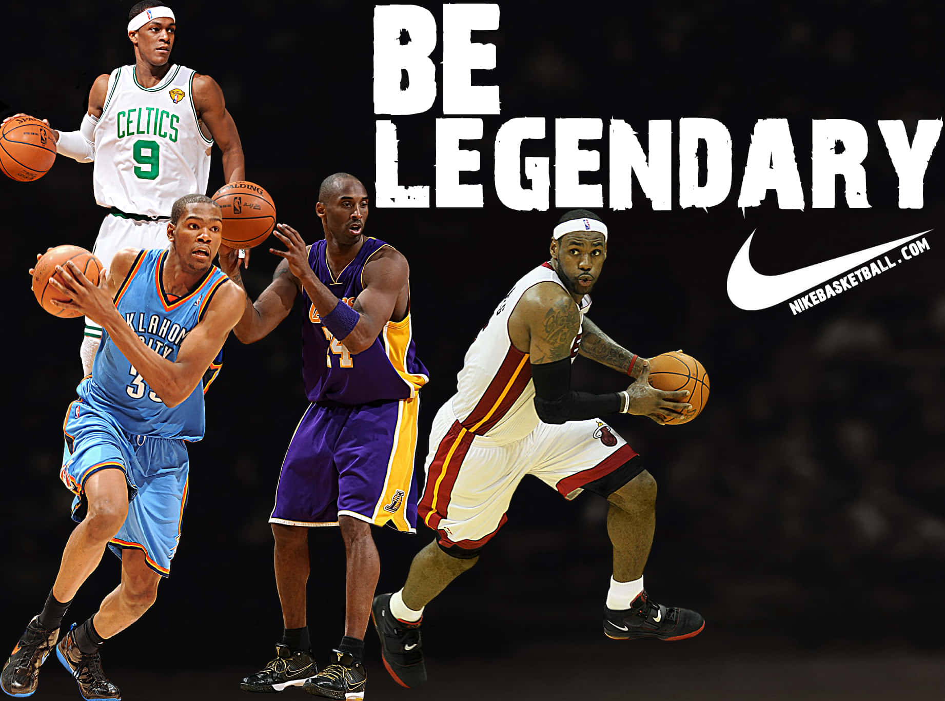 Be Legendary Nike Basketball Wallpaper Background