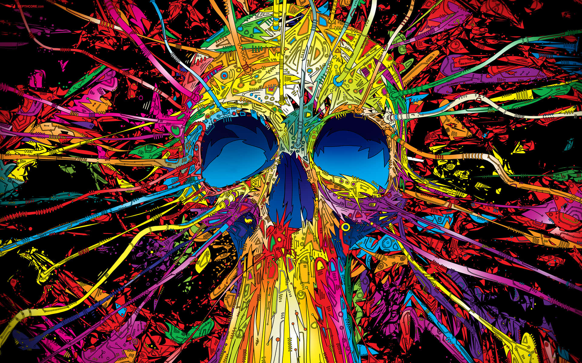 Be Mesmerised By The Captivating Dark Psychedelic Background