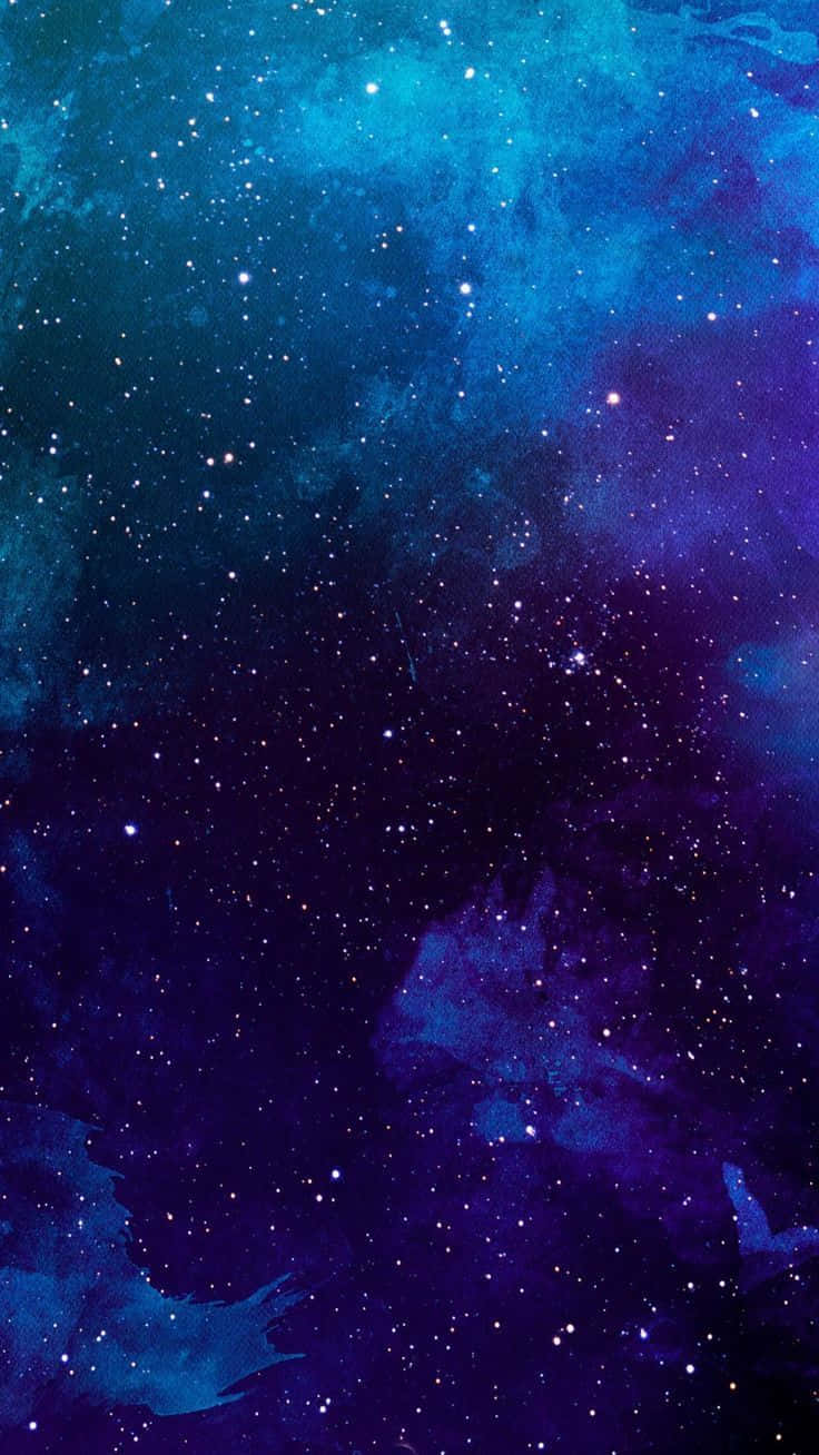 Be Mesmerized By The Beauty Of A Starry Blue Night Background
