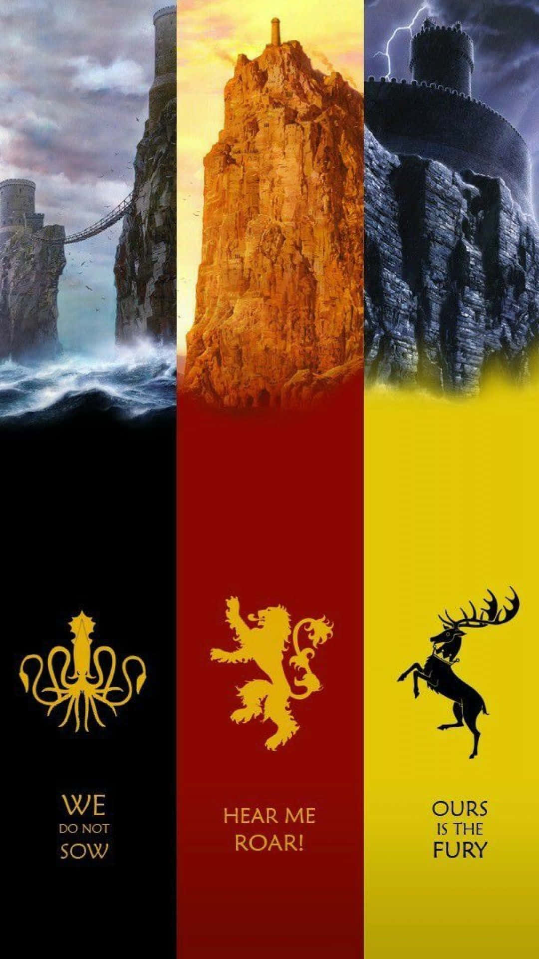 Be Part Of The Epic Journey - Get The Official Game Of Thrones Iphone Background