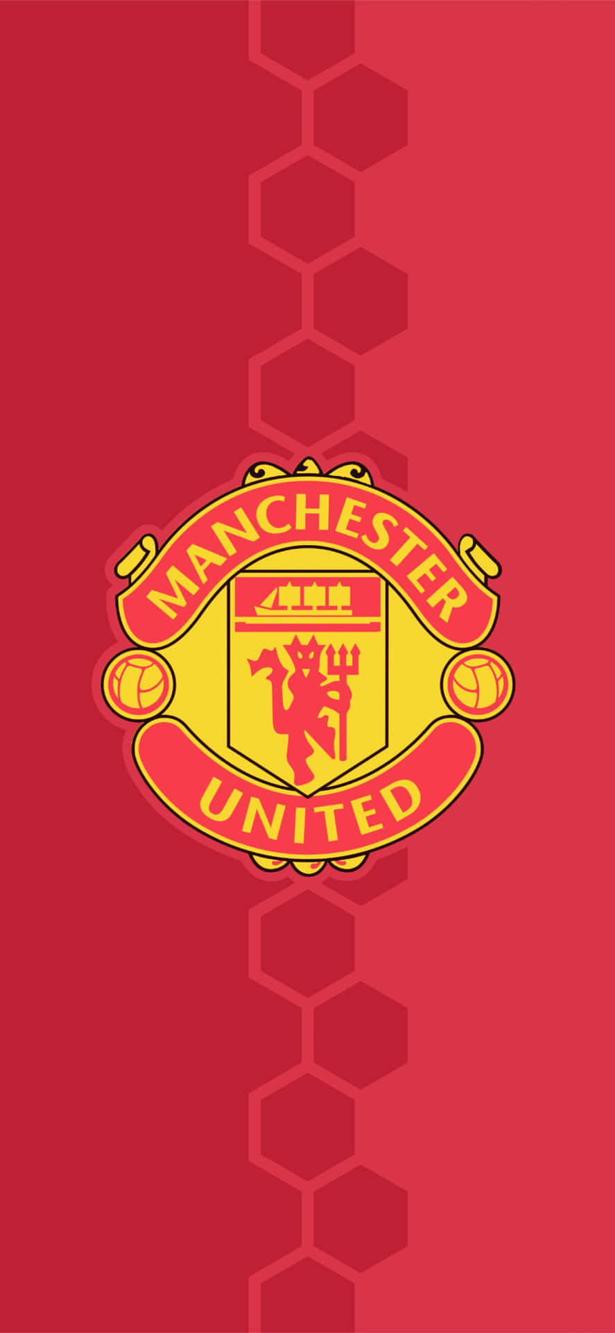 Be Part Of The Red Devils With Manchester United's Unique Iphone Cases Background