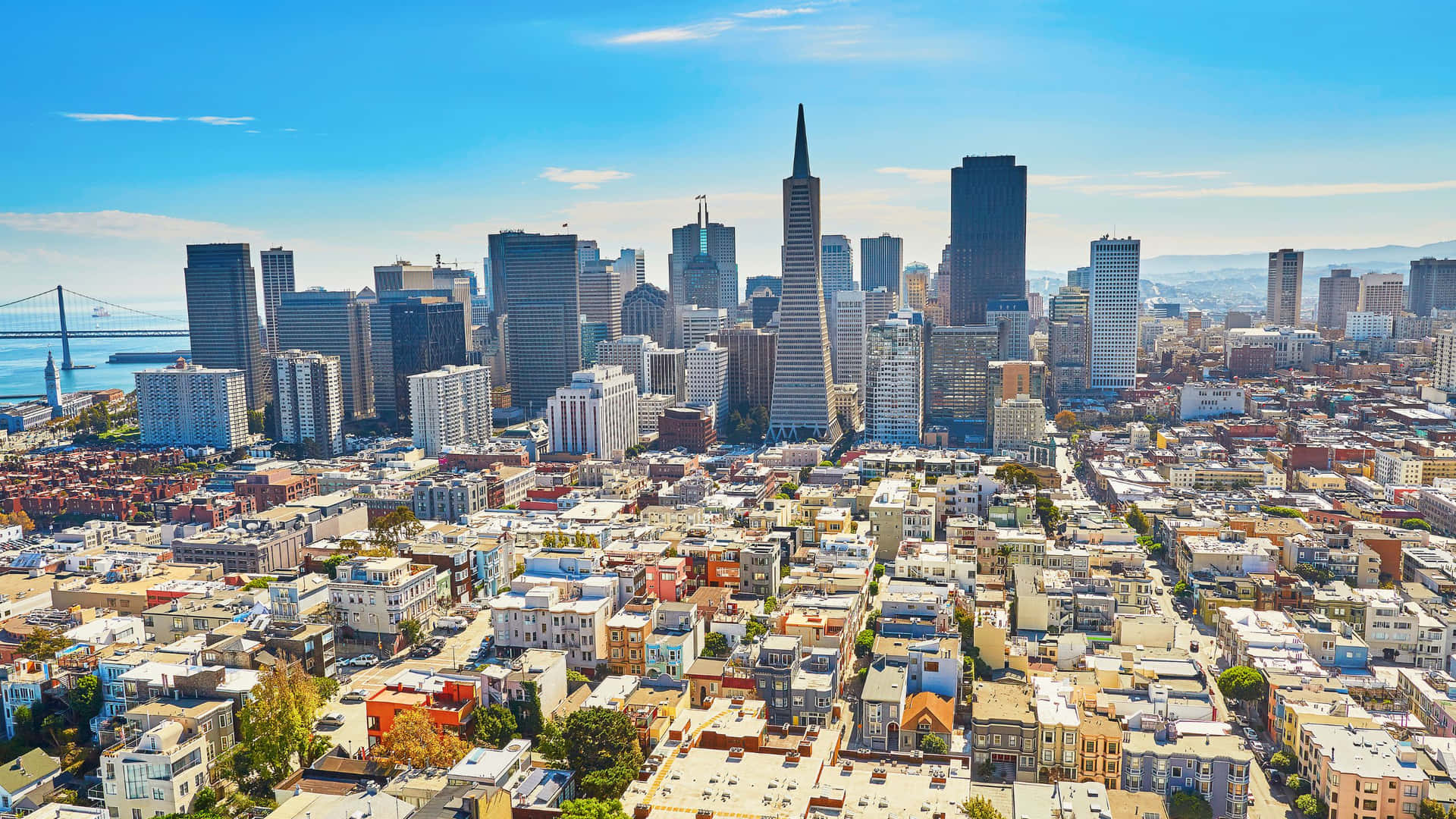 Be Productive On The Go With A San Francisco Laptop Background