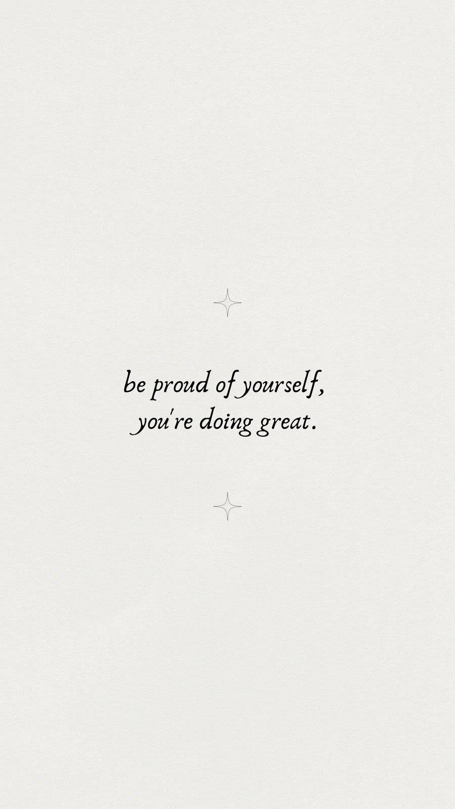 Be Proud Of Yourself Small Quotes Background