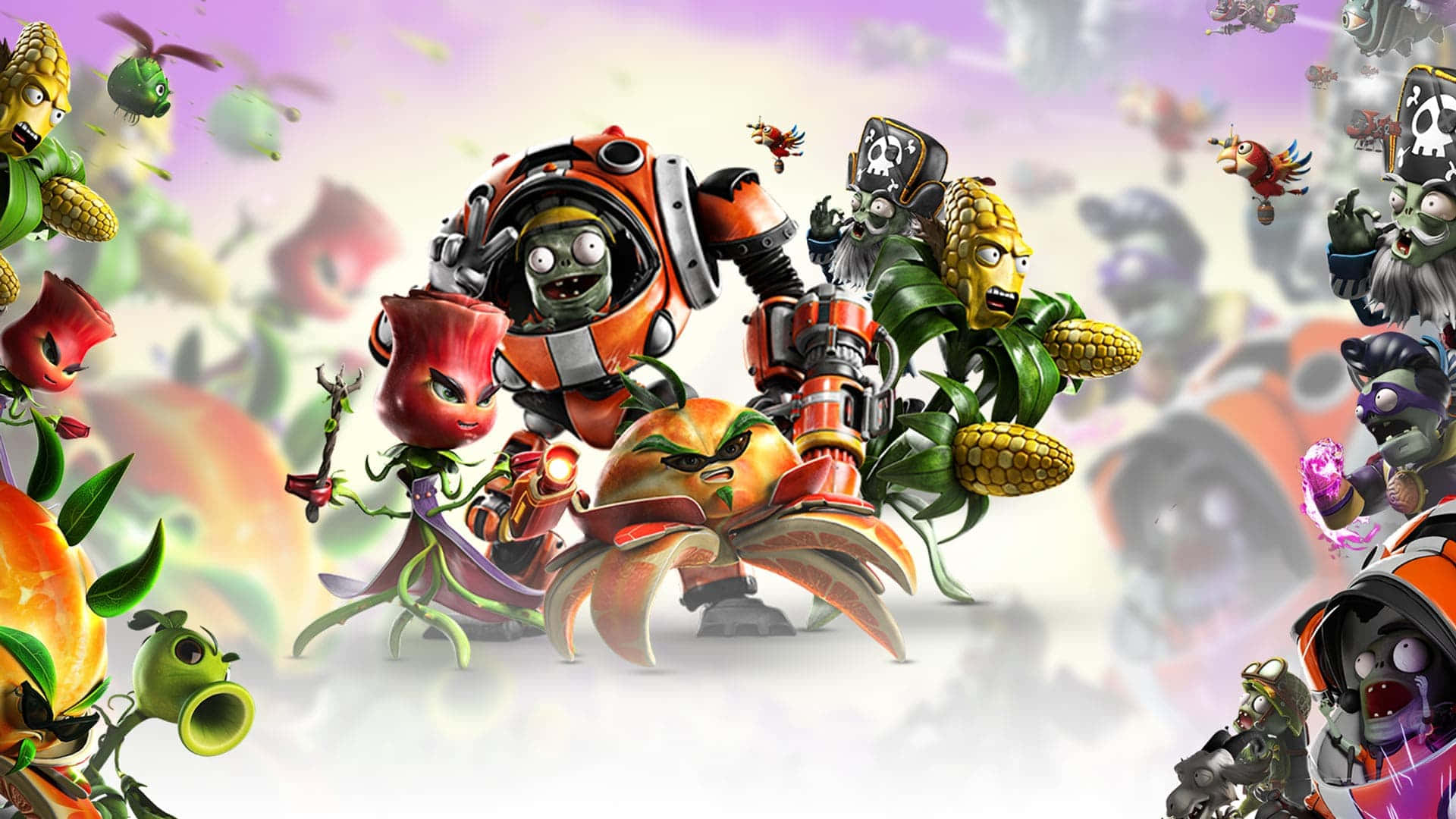 Be Ready To Protect Your Home From Plant-crazed Zombies Background