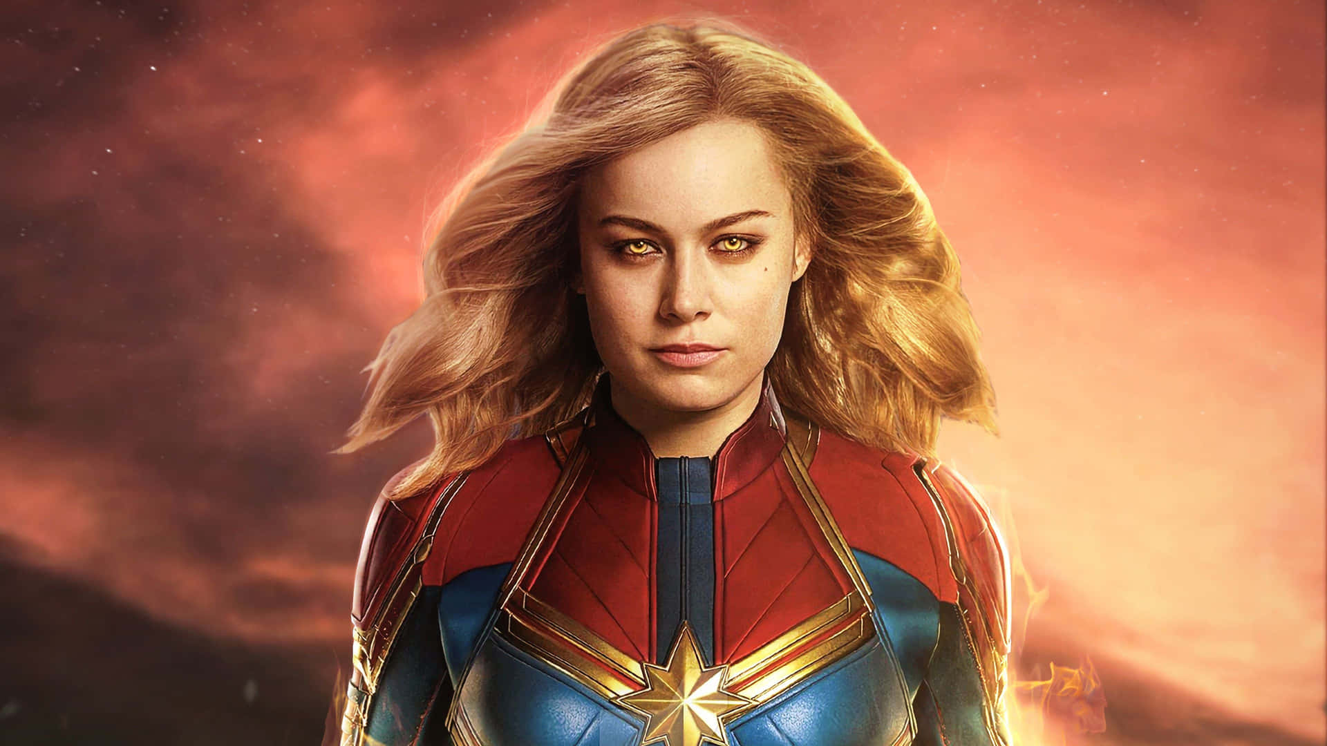 Be Relentless. Be Unstoppable. Be Captain Marvel. Background