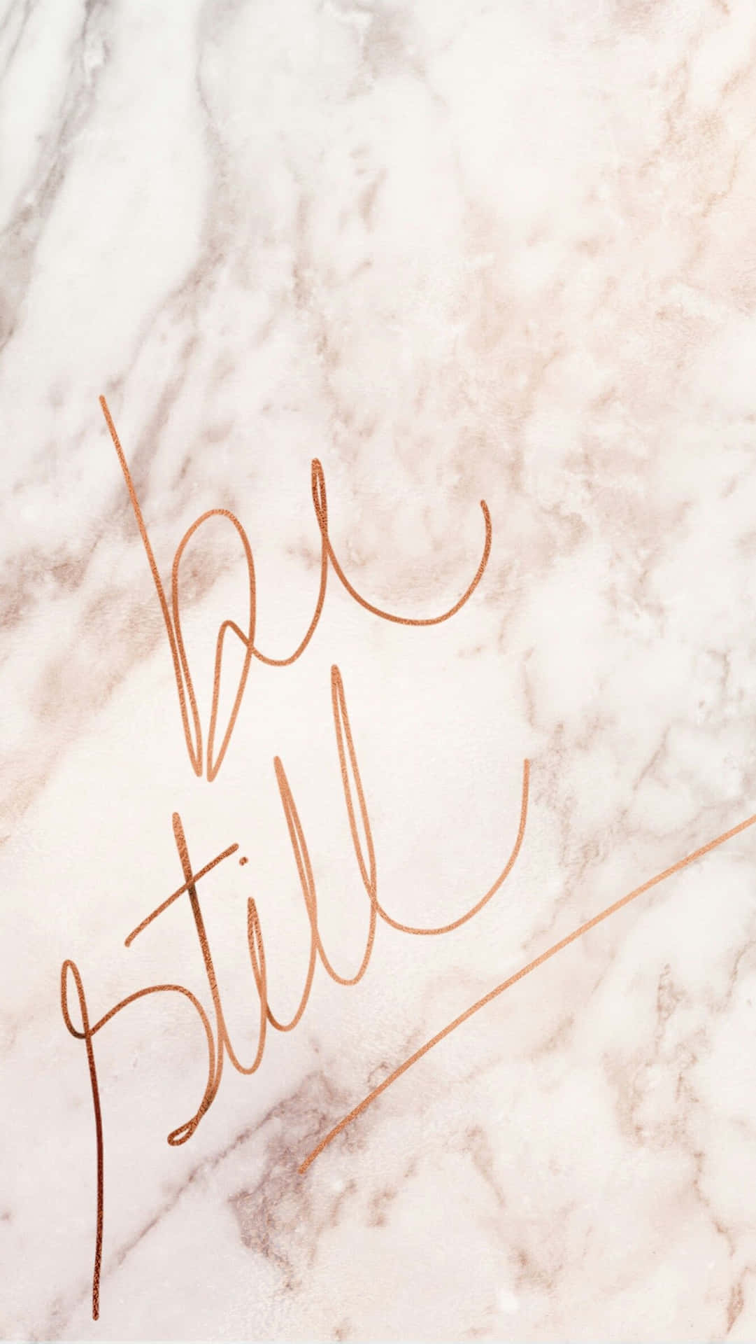 Be Still Lettering Background