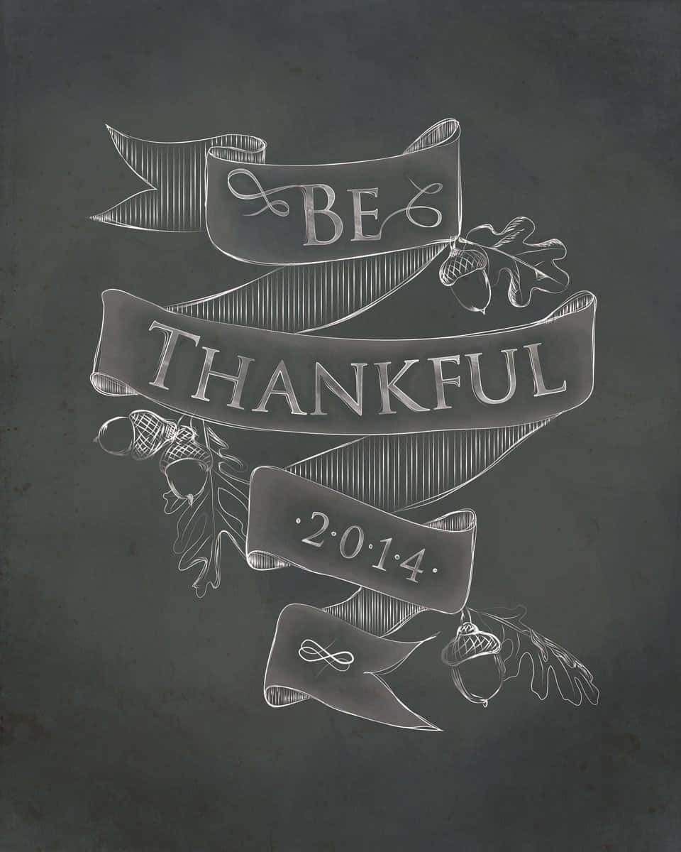 Be Thankful 2014 Banner