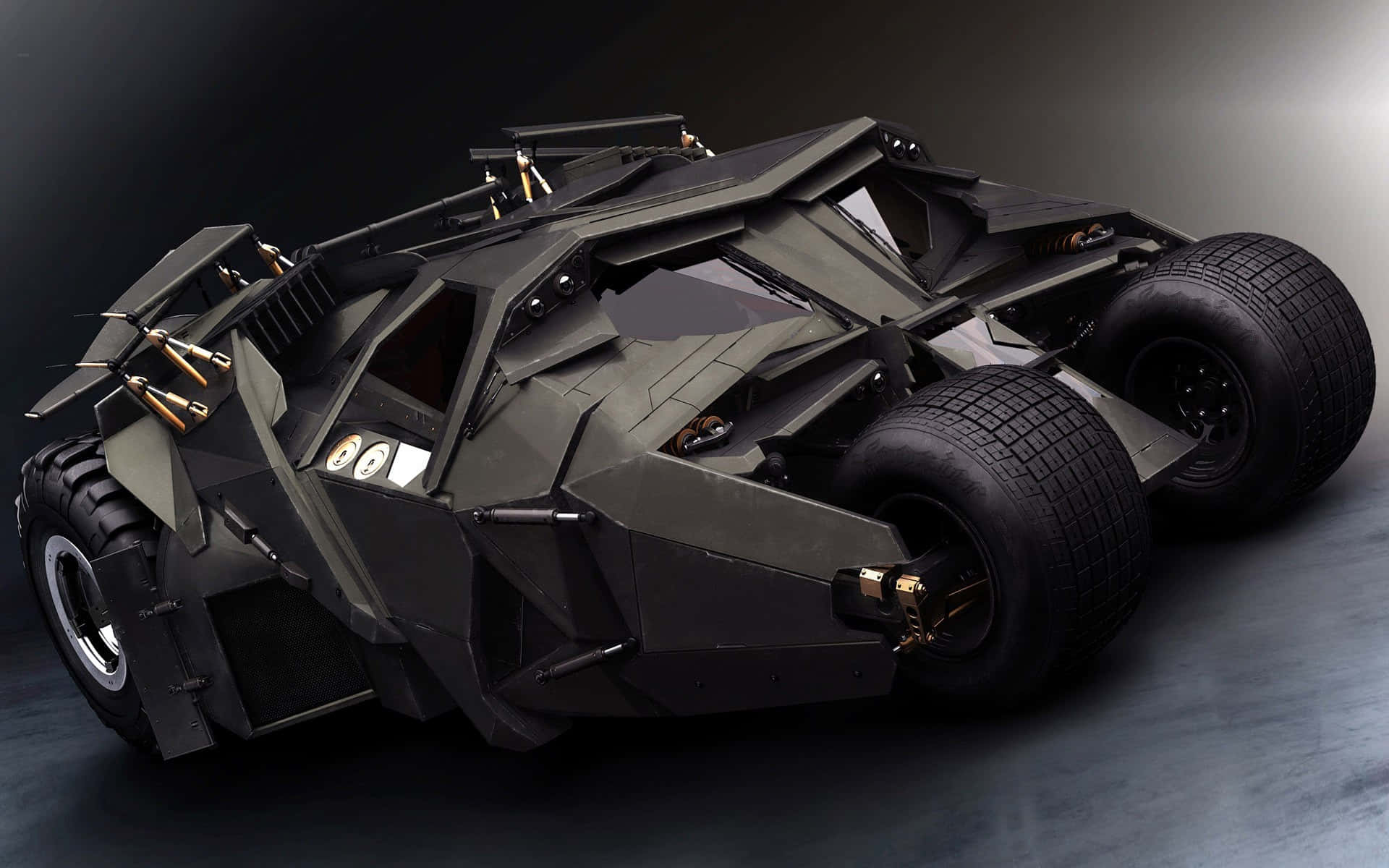 Be The Dark Knight With This Amazing Batmobile Desktop Wallpaper Background