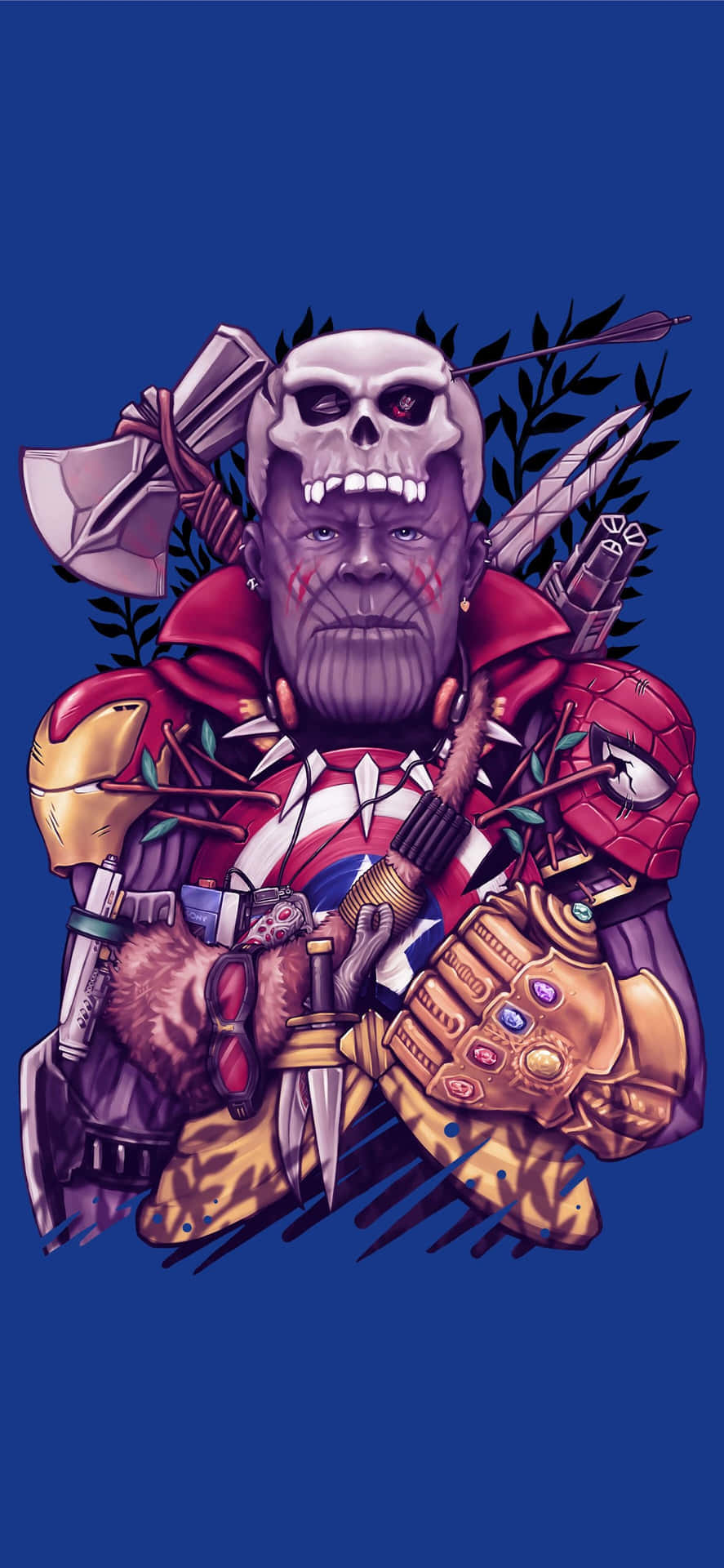 Be The Hero And Own The Powerful Marvel Avengers Endgame Iphone Background