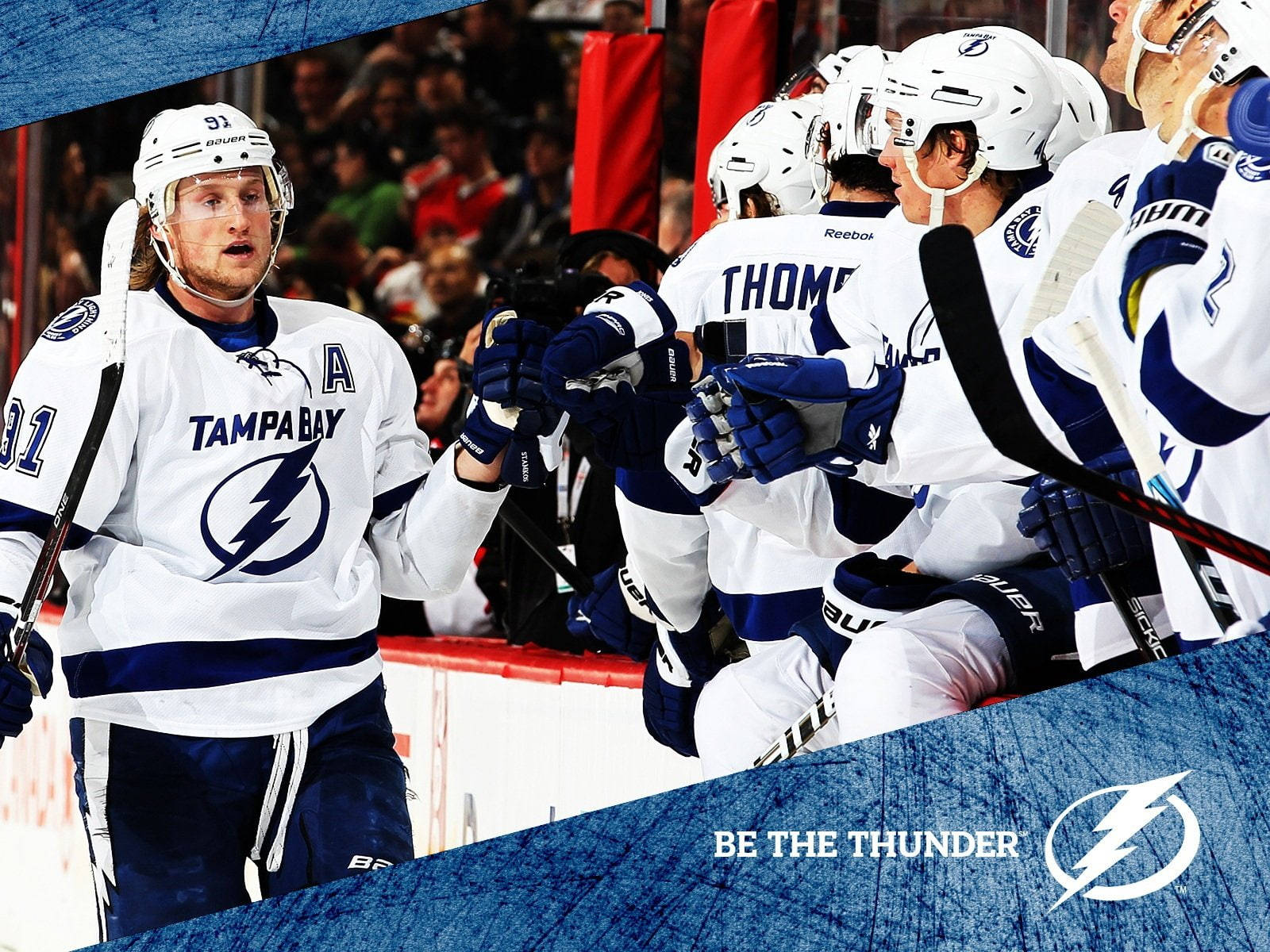 Be The Thunder Tampa Bay Lightning Background