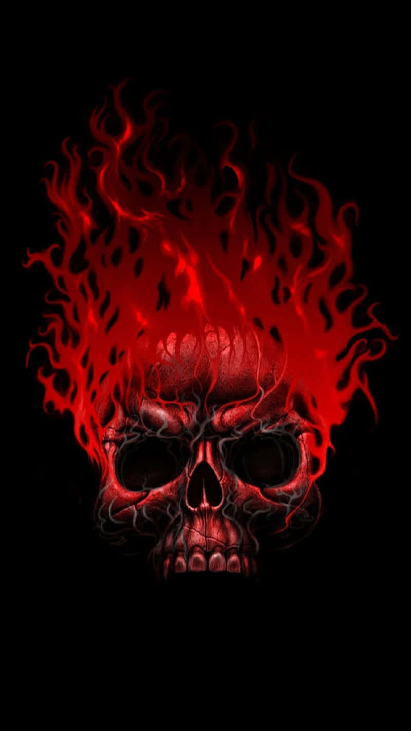 “be Warned: The Red Flame Skull Is An Omen Of Danger”