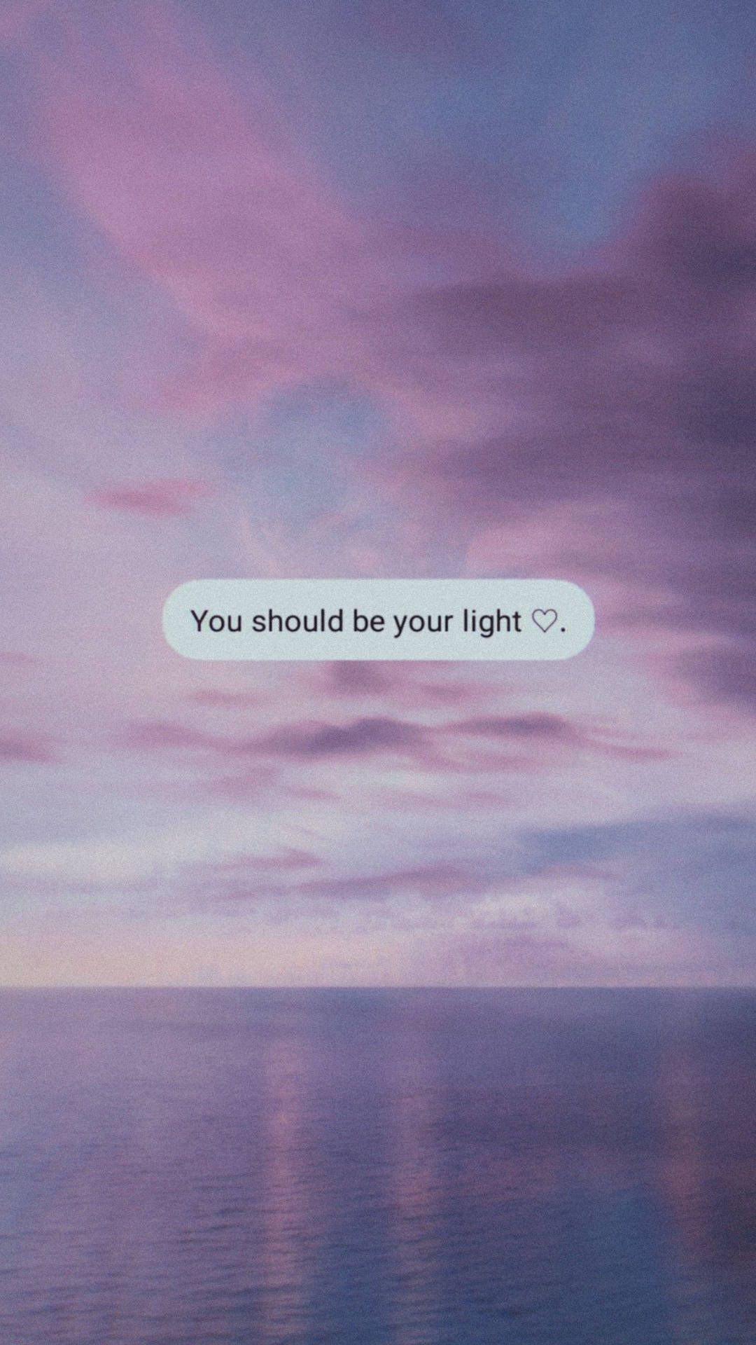 Be Your Light Motivational Mobile Background