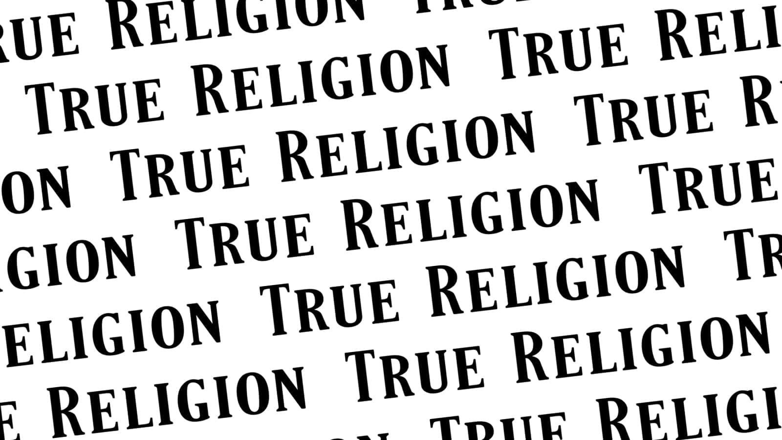 Be Your True Self In True Religion Background
