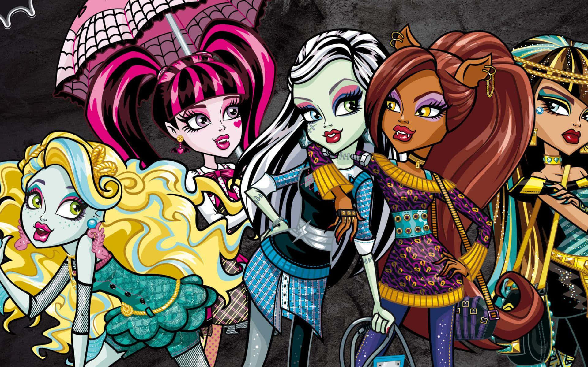 Be Yourself And Feel Unique With Monster High Background