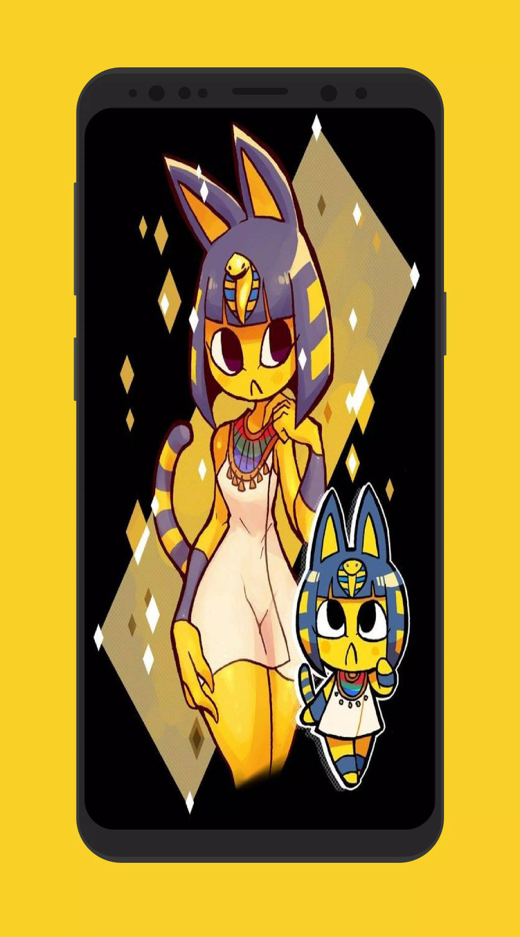 “be Yourself And Ignore The Paws That Judge You.” – Ankha From Animal Crossing Background