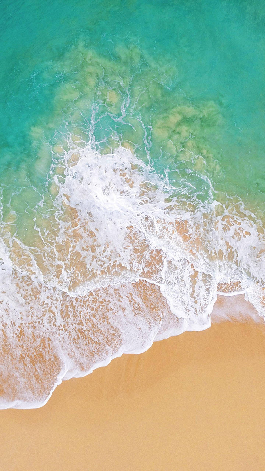 Beach 4k Iphone Aerial View Waves Background