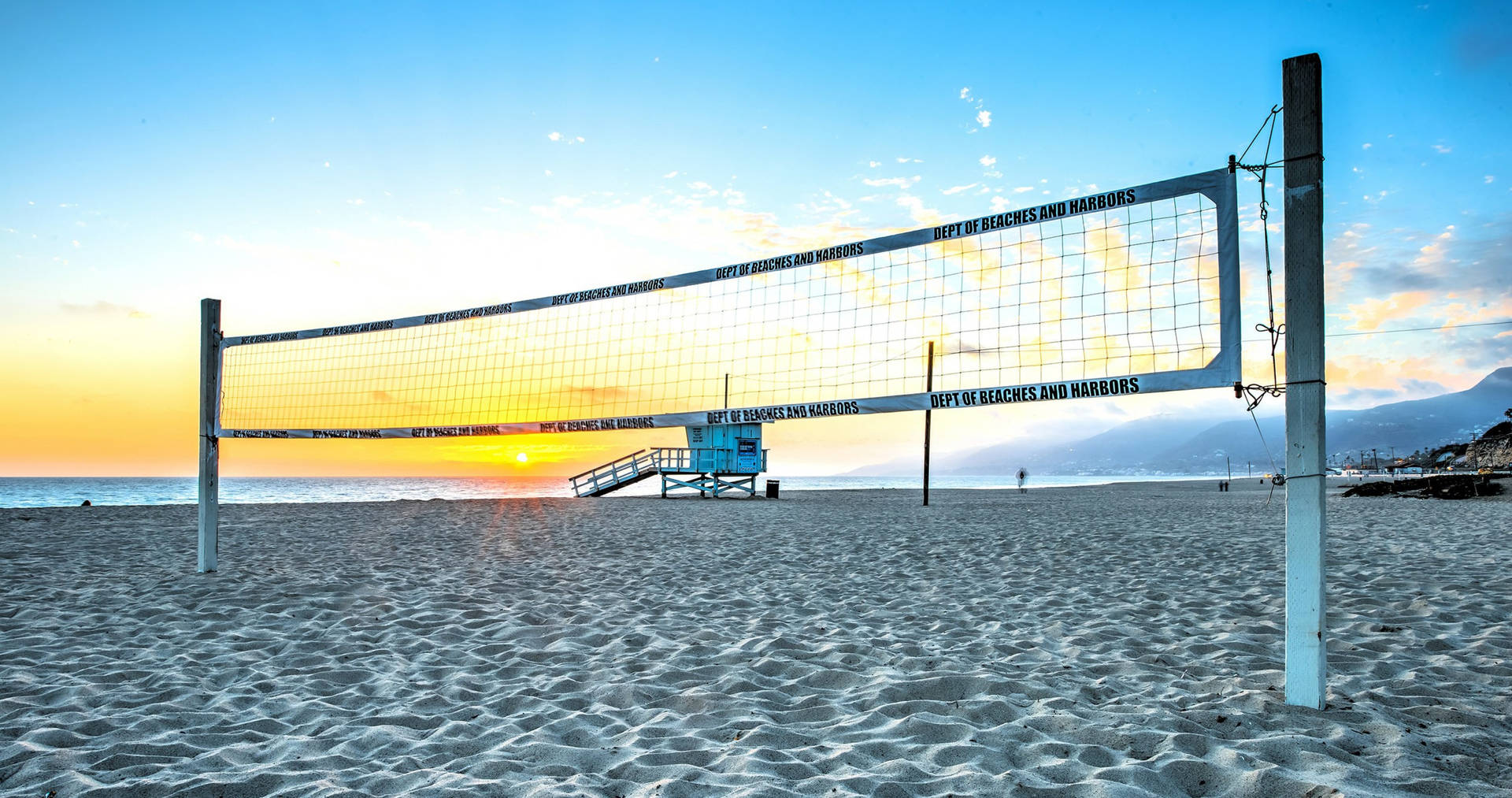 Beach Court Volleyball 4k