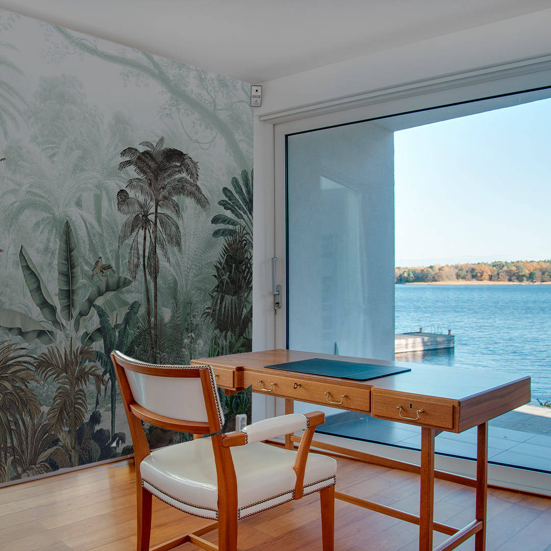 Beach House Glass Door