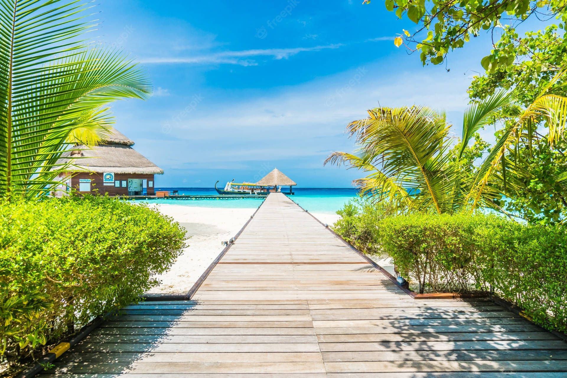 Beach House Wooden Walkway