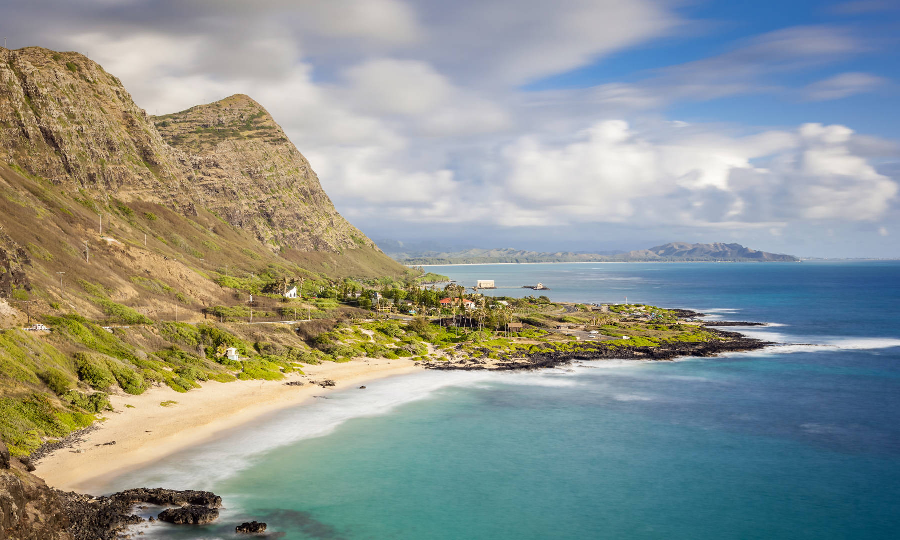 Beach Landscape In Oahu