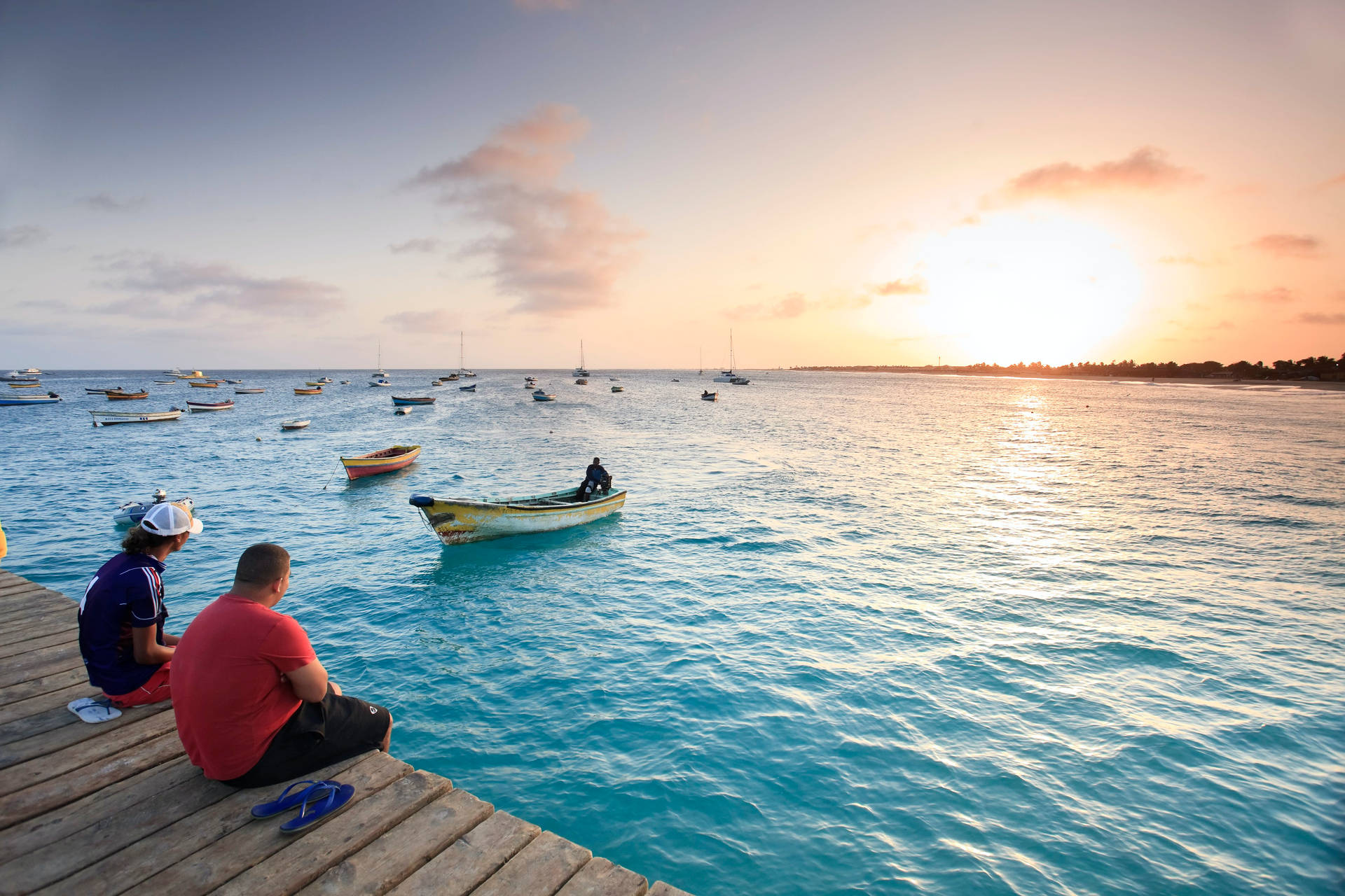 Beach Sunset In Cape Verde