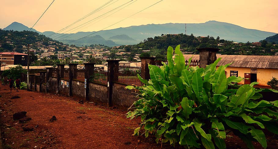 Beach Town In A Seaside City Of Limbe Cameroon Background