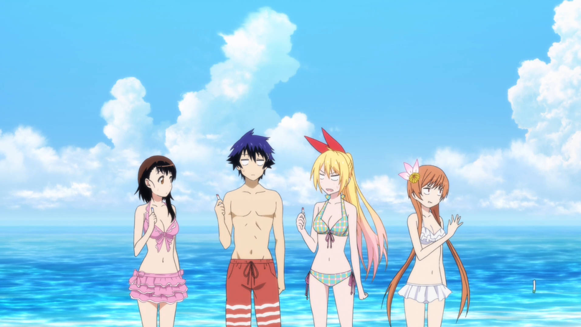 Beach Vacation Nisekoi Anime