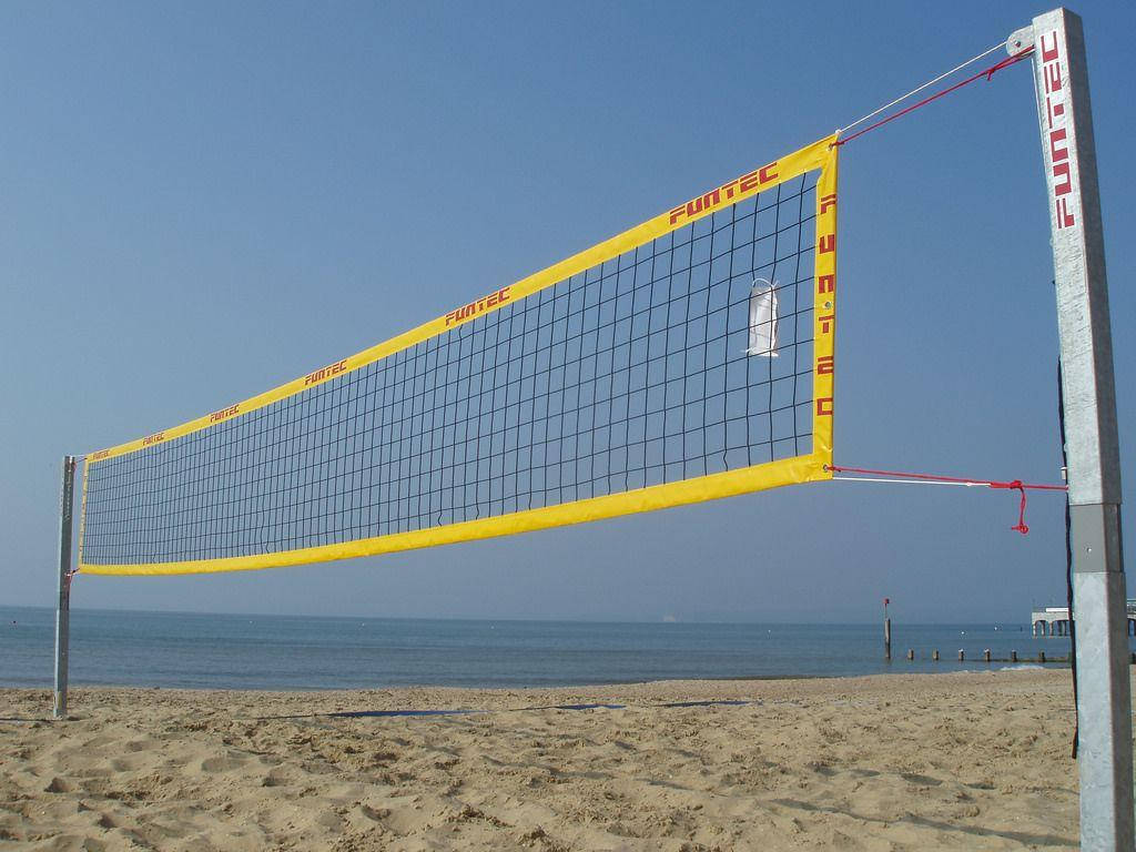 Beach Volleyball Funtec Beach Champ Court Background