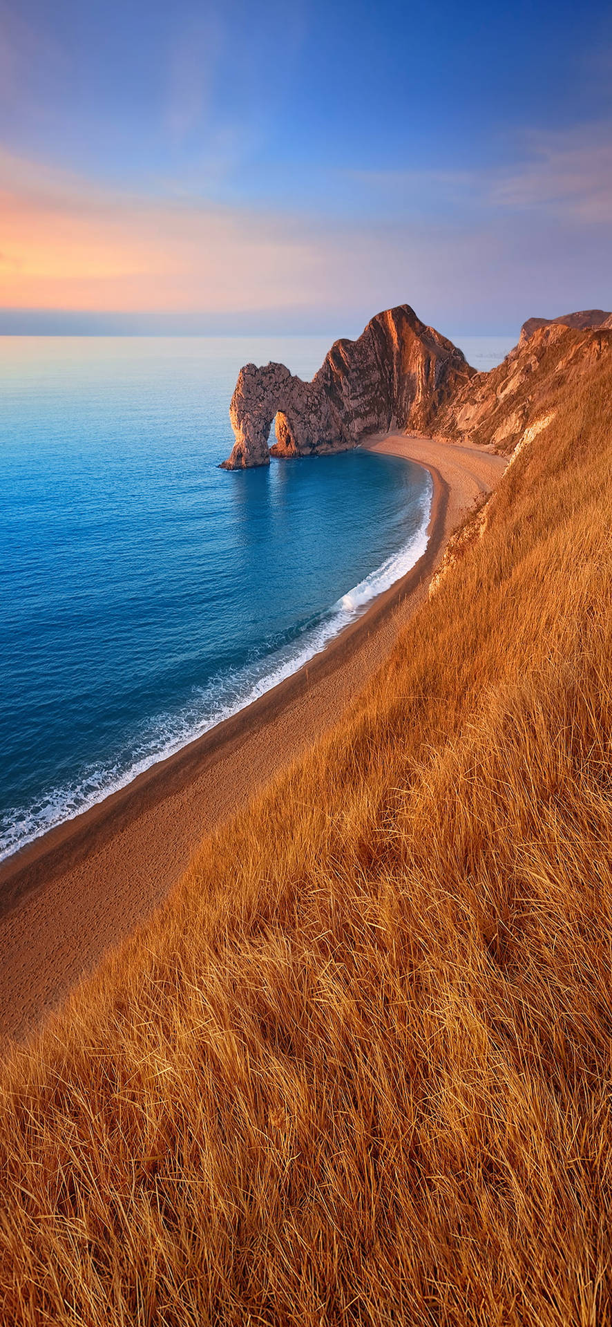 Beach Wave Iphone Curved Brown Shore Background