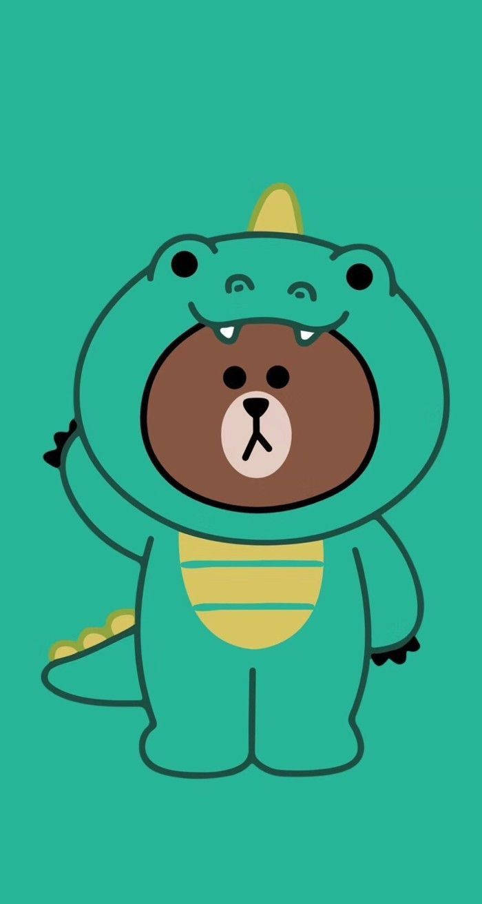 Bear On Dragon Costume Cartoon Iphone