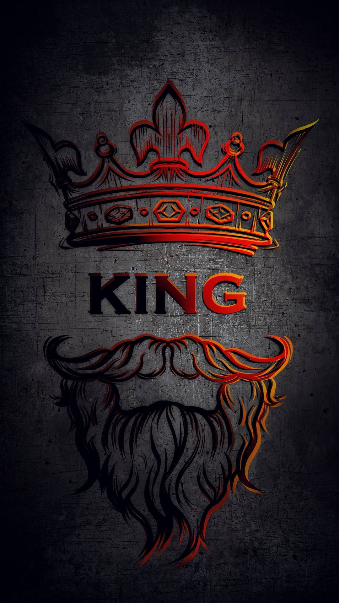 Beard King Iphone Background