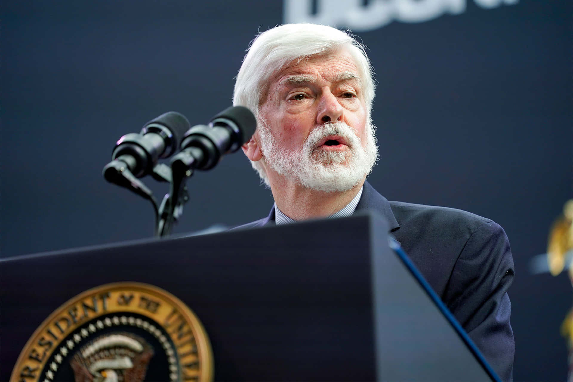 Bearded Christopher Dodd Background