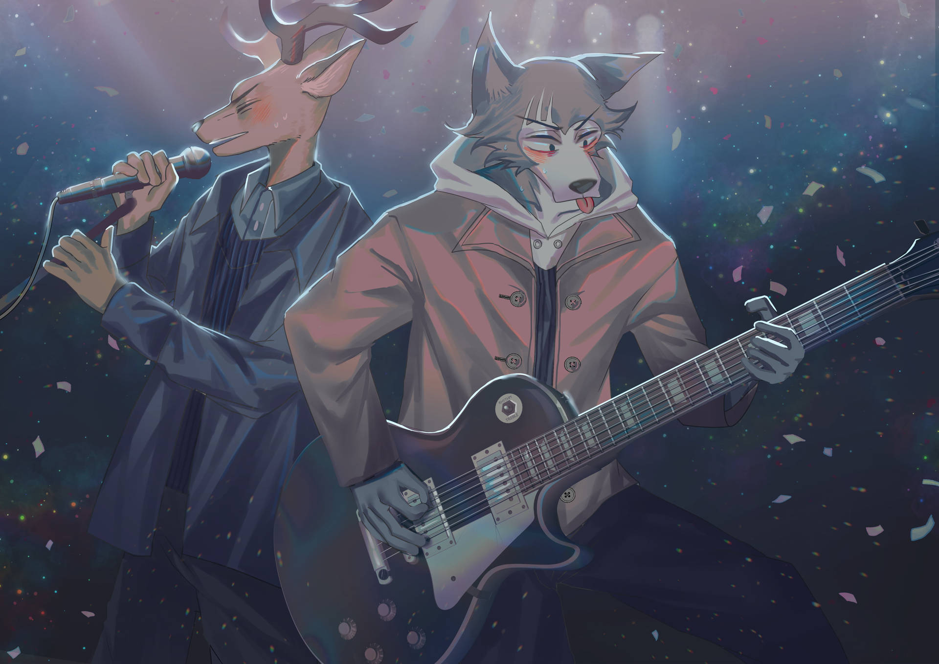 Beastars Louis Legosi Band Background