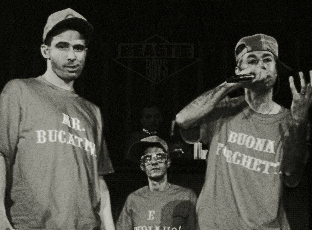 Beastie Boys At Italian Concert Background