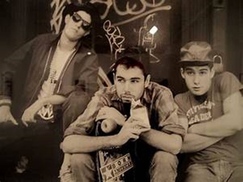 Beastie Boys Vintage Sepia Photograph Background