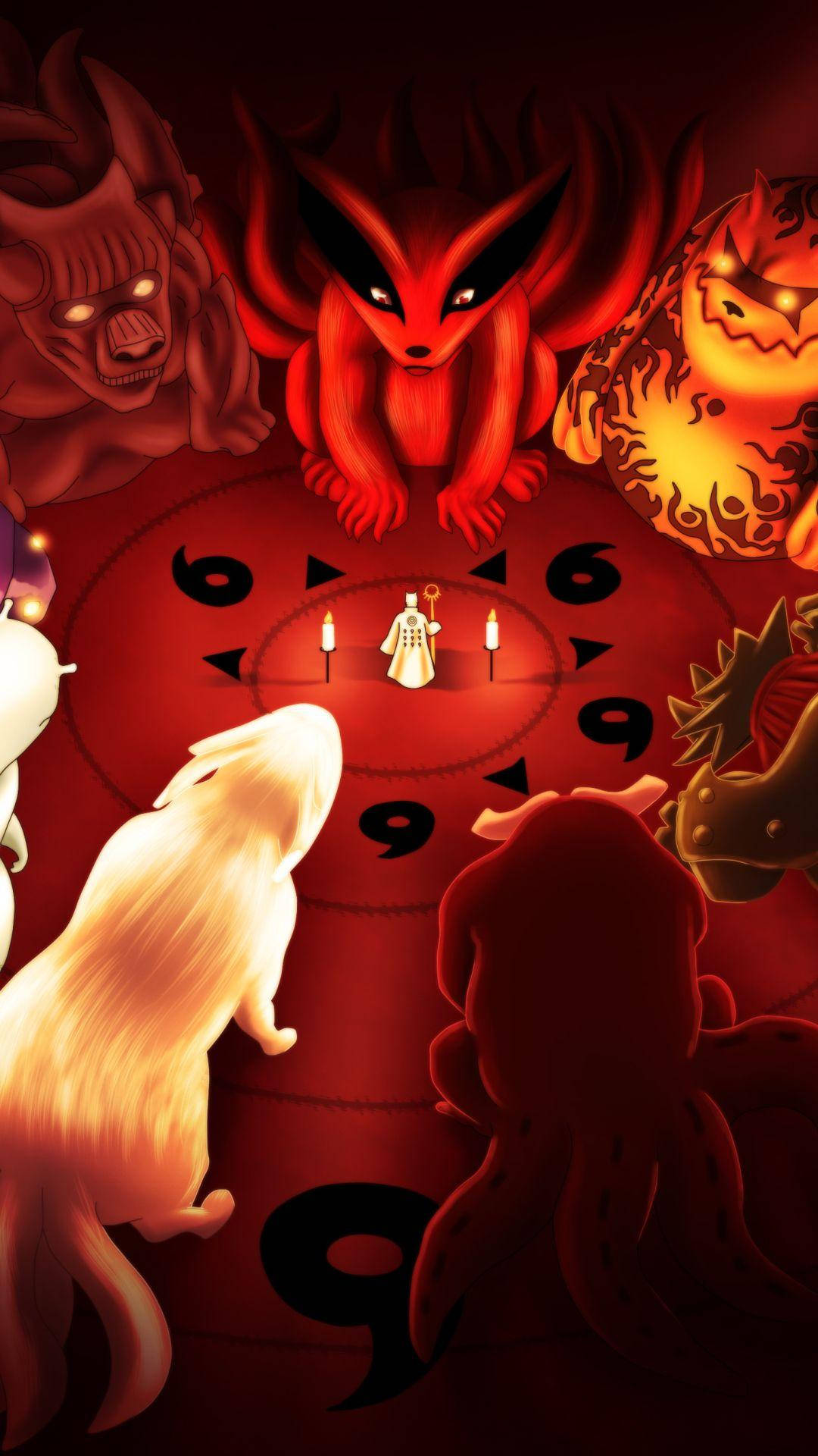 Beasts Art Naruto Phone Background