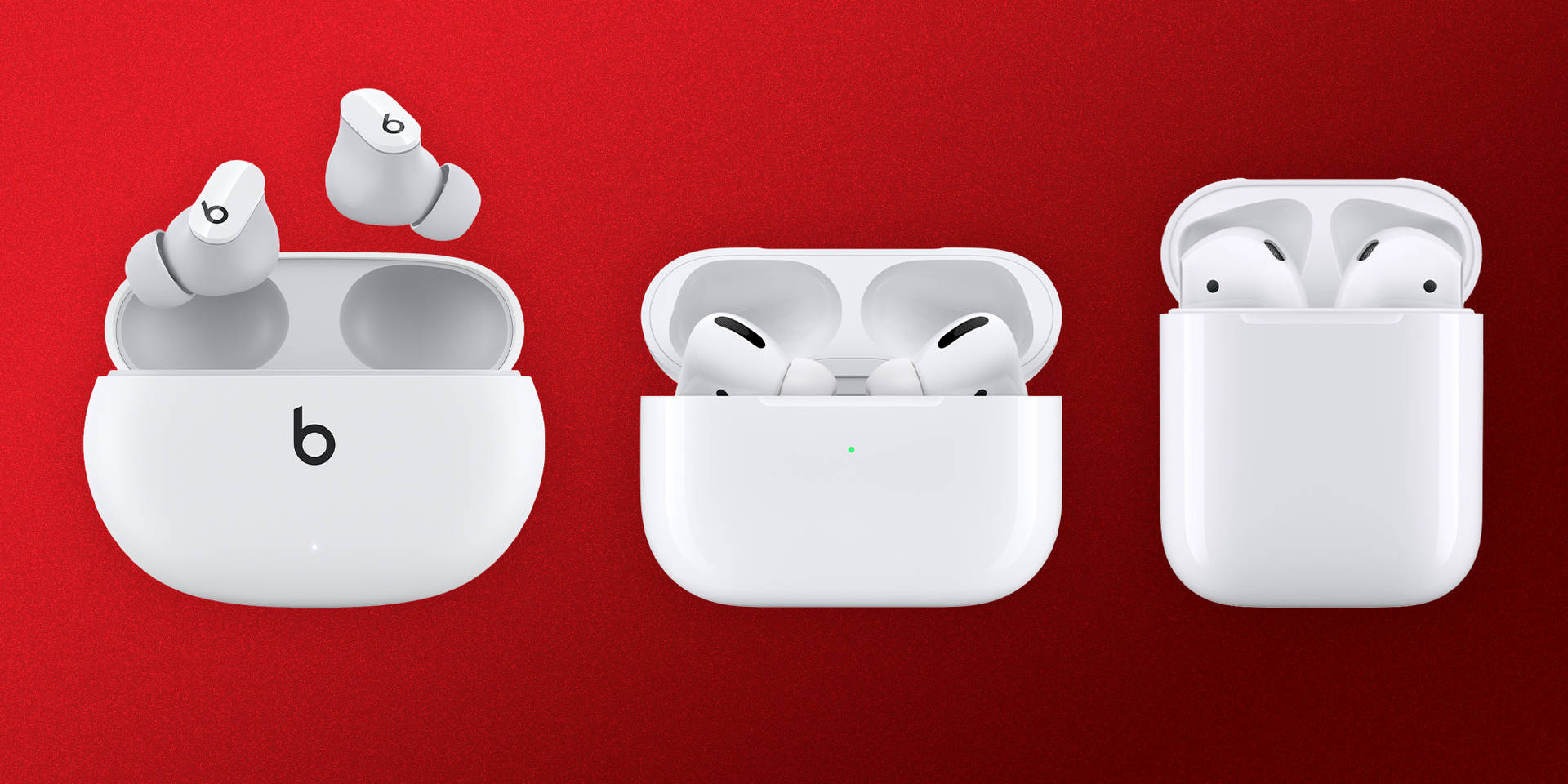 Beat Buds X Apple Airpods Background