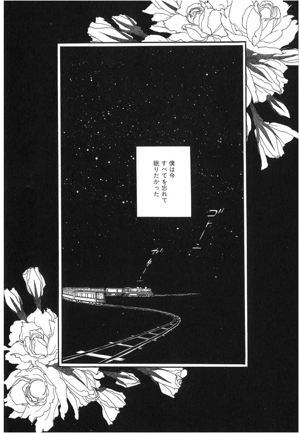 Beautiful Aesthetic Manga Art Background