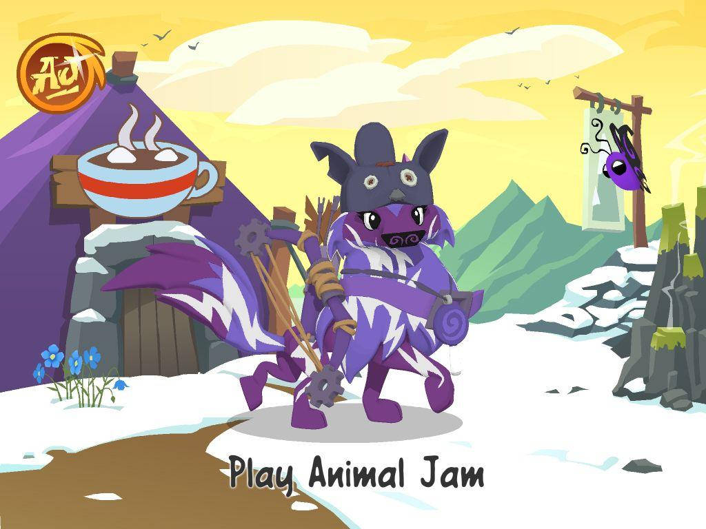 Beautiful Animal Jam Illustration Background