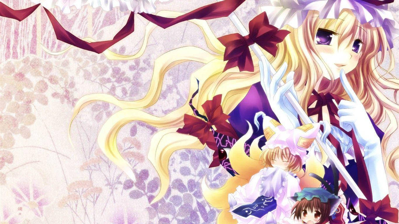 Beautiful Anime Magician Girl Background