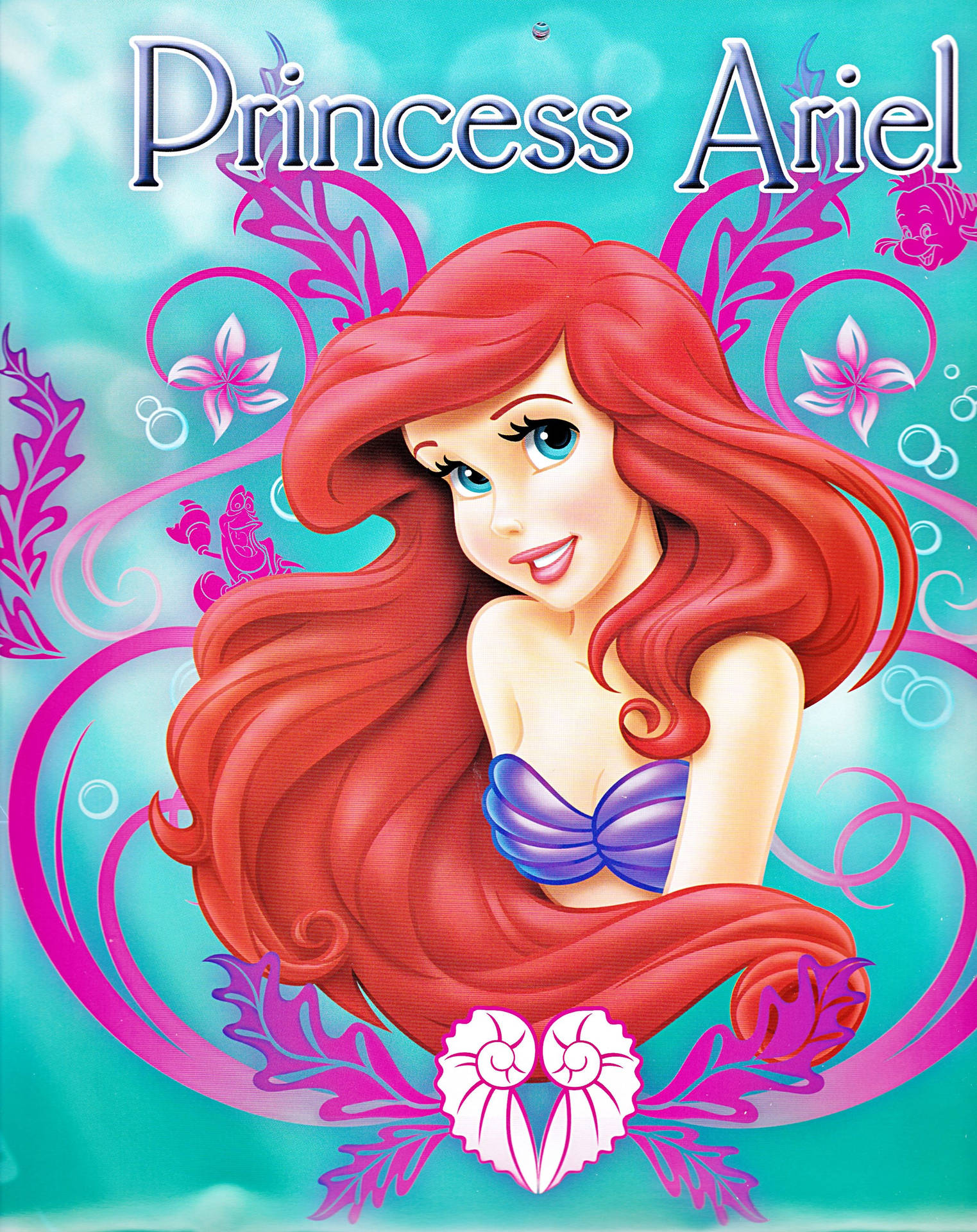 Beautiful Ariel The Little Mermaid Background