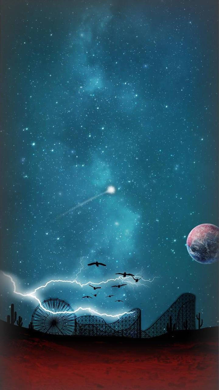 Beautiful Astroworld Album Artwork Background