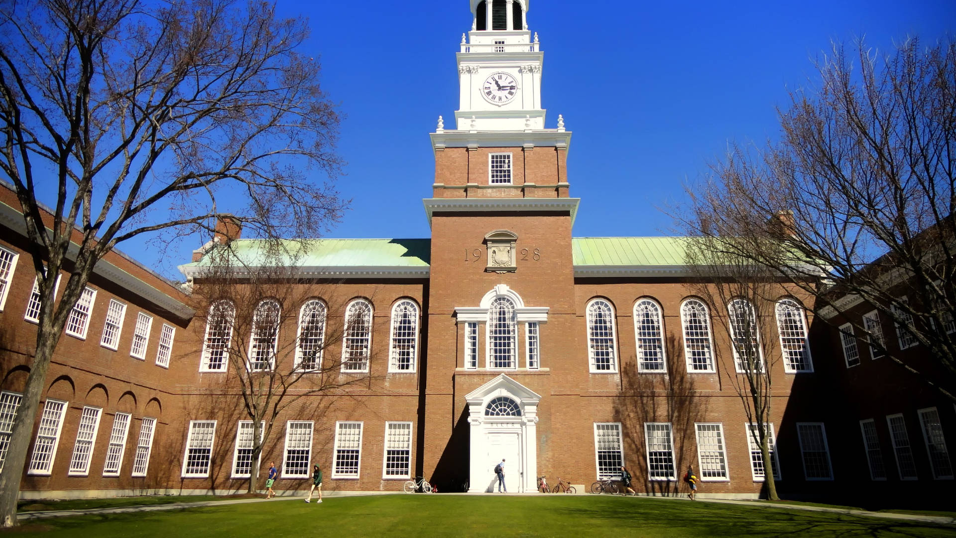 Beautiful Baker-berry Library Dartmouth College Background